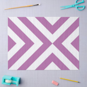Lavender and Pink Chevrons Tissue Paper