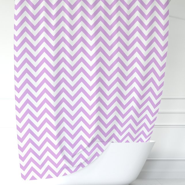 Lavender and White Chevron (Creator Uploaded)