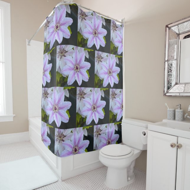 Lavender and White Clematis (In Situ)