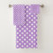 Lavender and White Polka Dot