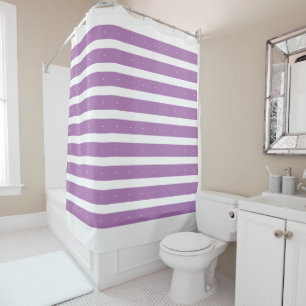 Lavender and white stripes