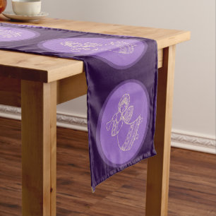 Lavender Angel Tiled Glow Long Table Runner