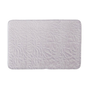 Lavender Bath Mat with a Crinkled Design