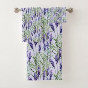 Lavender Bath Towel Set