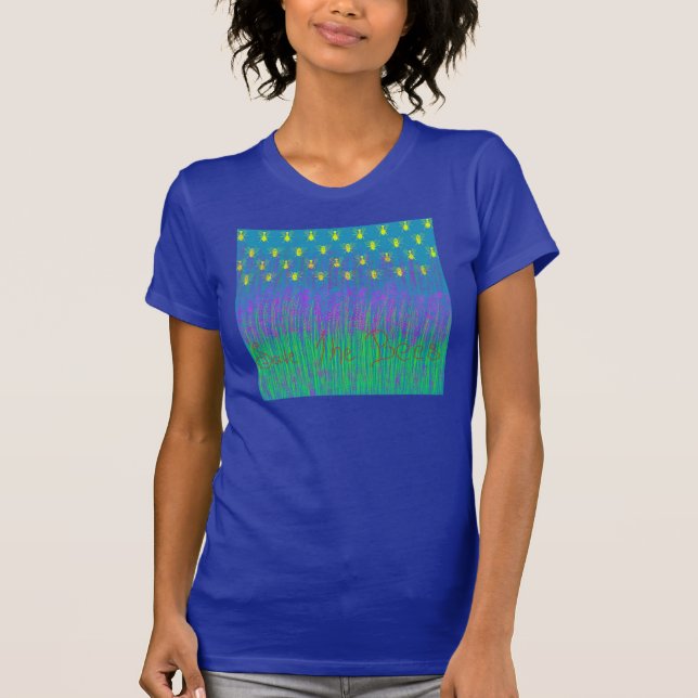 Lavender Bees T-Shirt (Front)