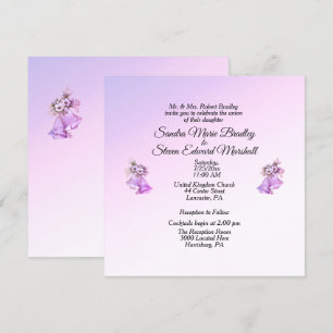 Lavender Bells Wedding Invitation