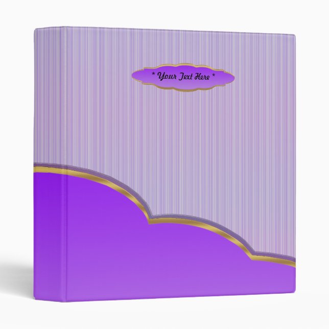Lavender Binder (Front/Spine)