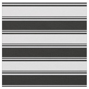 Lavender & Black Coloured Lined/Striped Pattern Fabric