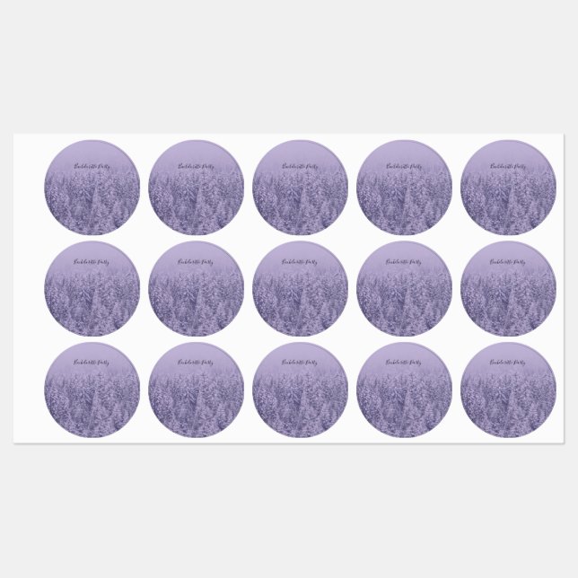 Lavender Bliss Wedding Bachelorette (Sheet)