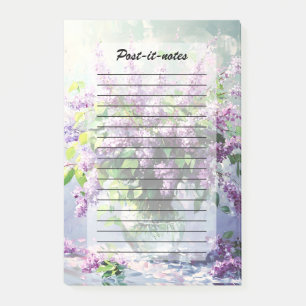 Lavender Blooming Lilac Bouquet Post-it Notes