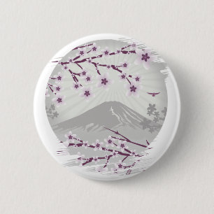 Lavender Blossom 2 Inch Round Button
