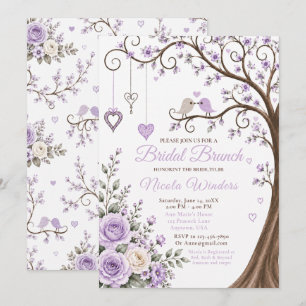 Lavender Blossom Bridal Brunch Invitation