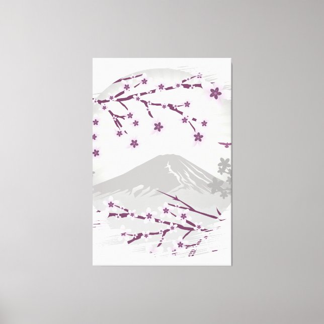 Lavender Blossom Canvas Print (Front)