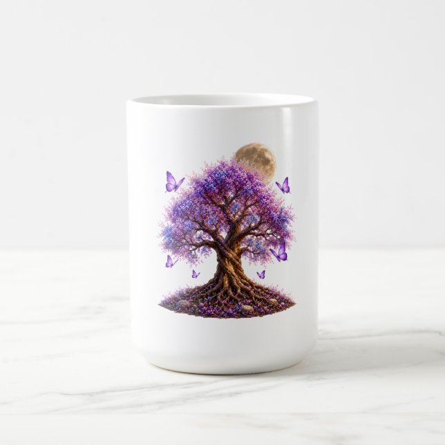 Lavender Blossom Moon Tree Mug (Center)