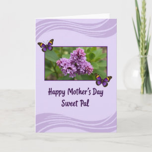 Lavender Blossom Mother Card