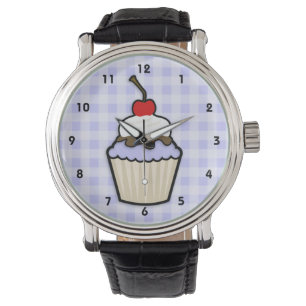 Lavender Blue Cupcake Watch
