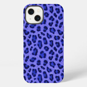 Lavender Blue Leopard Animal Print Skin Pattern  iPhone 13 Case