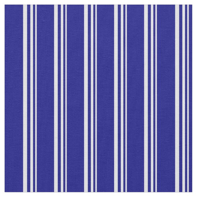 Lavender & Blue Lines Fabric (Close Up)