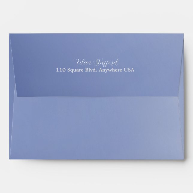 Lavender Blue Spring Lilacs Love Cherish Matching  Envelope (Back (Top Flap))