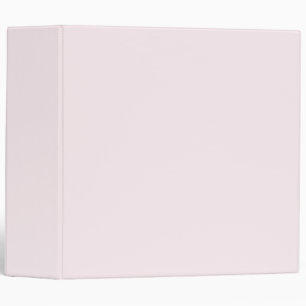 Lavender Blush Solid Colour Trendy Colour Binder