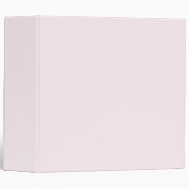 Lavender Blush Solid Colour | Trendy Colour  Binder (Front/Spine)