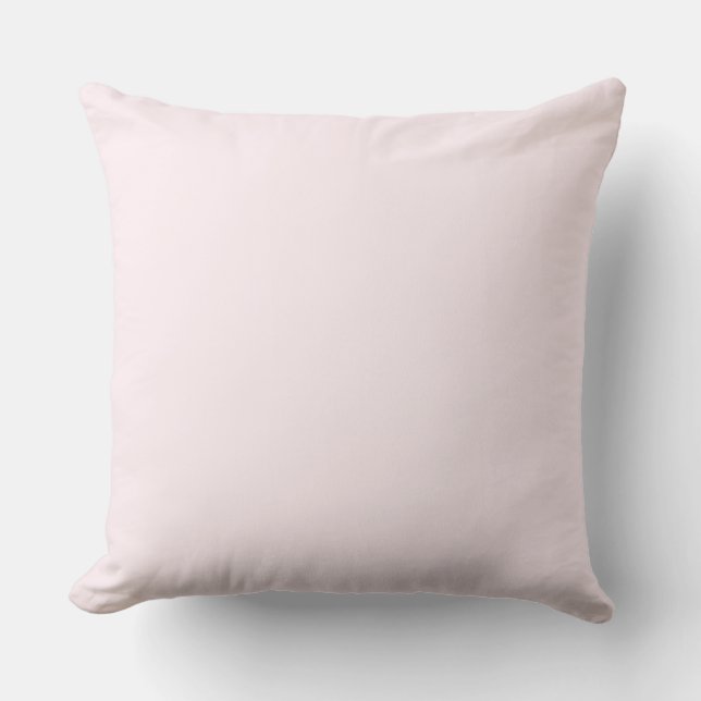 Lavender Blush Throw Pillow (Front)