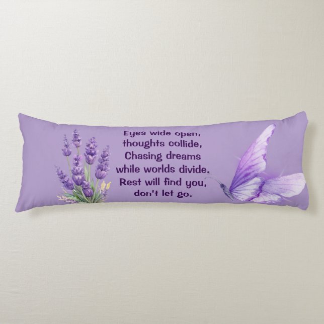Lavender Body Pillow (Front)