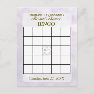 Lavender Bokeh   Bingo Card