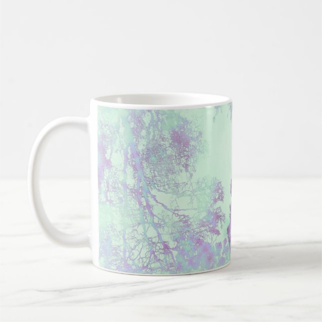 Lavender Broadleaf Mist Coffee Mug (Left)