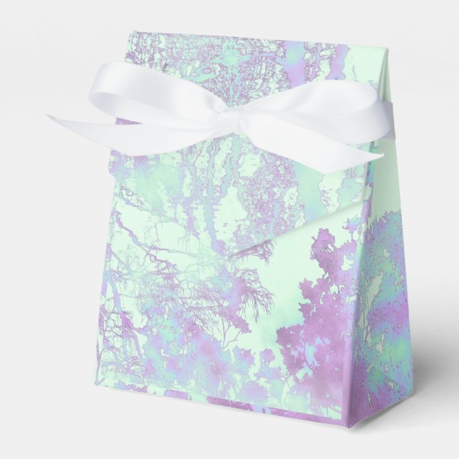 Lavender Broadleaf Mist Favor Box (Front Side)