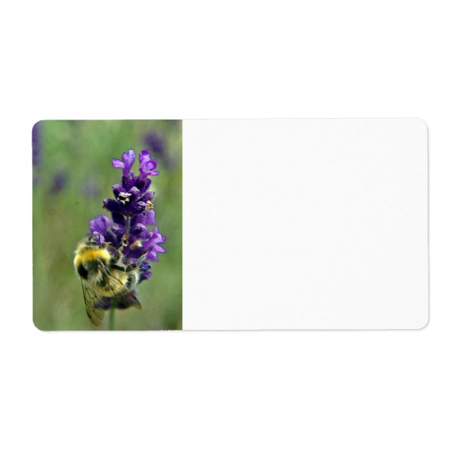Lavender Bumblebee Watercolor (Front)