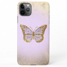 lavender butterfly design iPhone case