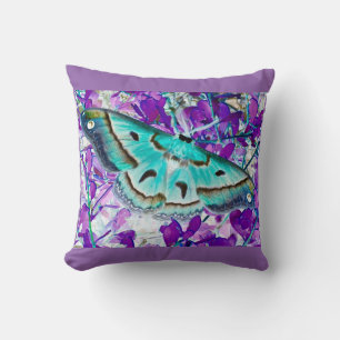 Lavender Butterfly Pillow