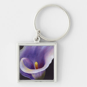 Lavender Calla Lily Keychain