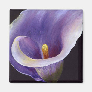 Lavender Calla Lily Magnet