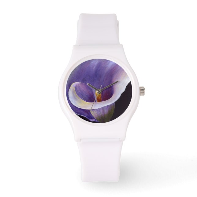 Lavender Calla Lily Watch (Front)