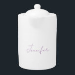 Lavender Calligraphy Elegant Plain Simple Name<br><div class="desc">This product was very good and I love how easy it is for customize design. The design was very simple so I'm very pleased when I create.</div>