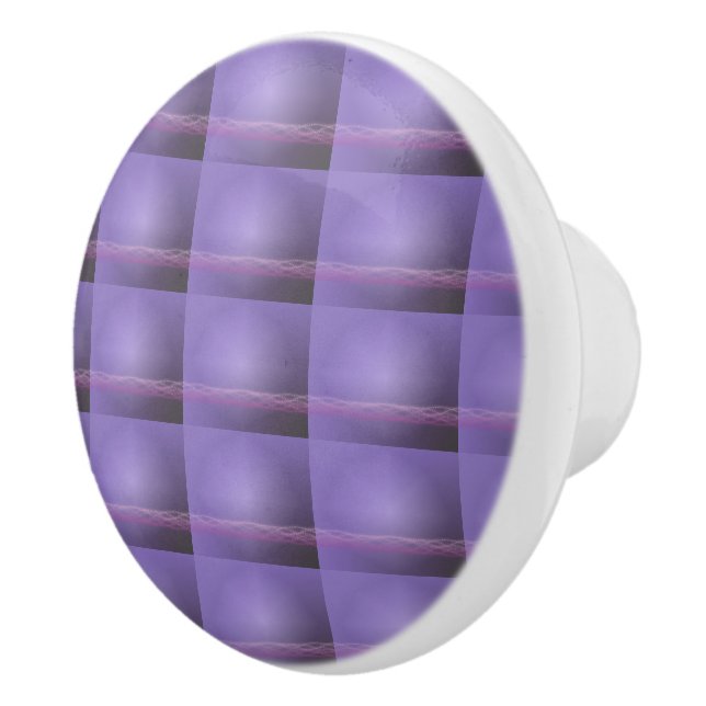 Lavender Ceramic Knob (Right)