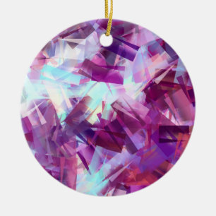 LAVENDER CERAMIC ORNAMENT