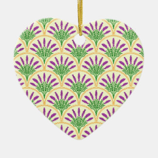 Lavender Ceramic Ornament