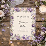 Lavender champagne floral wedding planner<br><div class="desc">Personalized Floral Wedding Planner

Stay organized while planning your special day with this elegant floral wedding planner featuring a romantic watercolor flower design. Personalize the cover with the couple’s names and wedding date to create a beautiful keepsake for your wedding planning journey.</div>