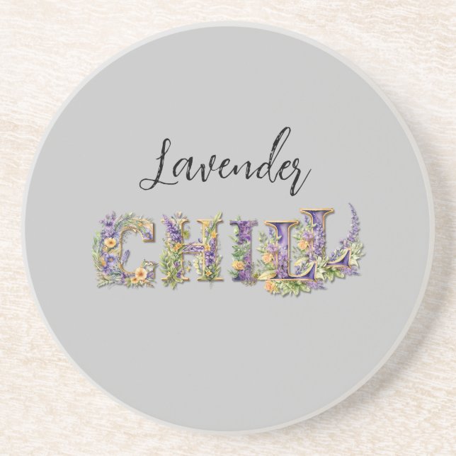Lavender Chill Coaster (Front)