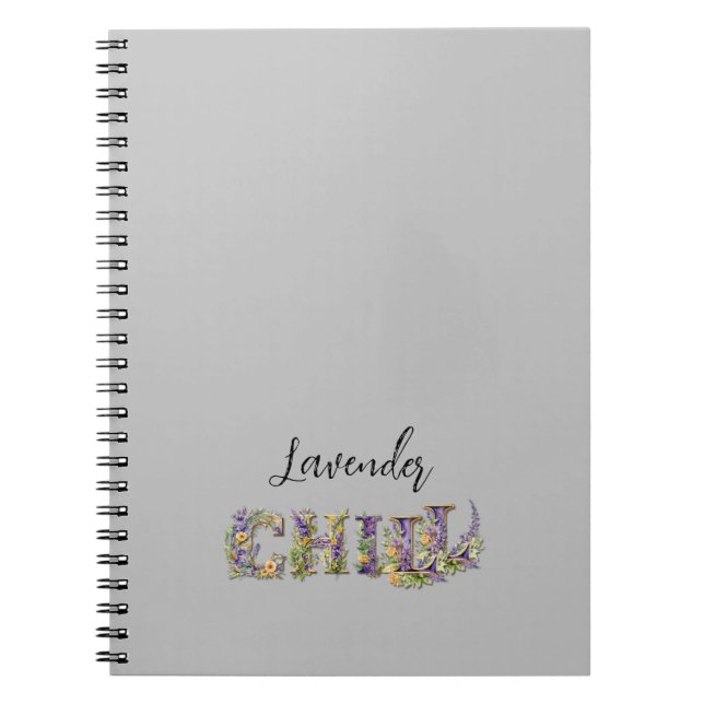 Lavender Chill Notebook (Front)