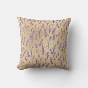 Lavender Chiyogami Throw Pillow