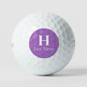 Lavender Circle Personalized Golf Ball (3) HAMbWG