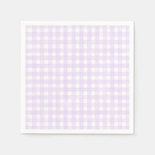 Lavender Classic Gingham Napkin