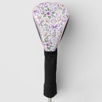 Lavender Coastal Coquette Golf Head Cover