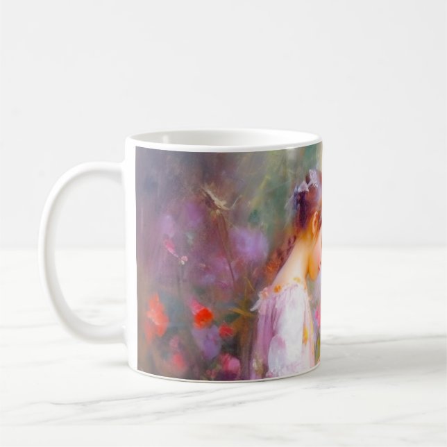 Lavender  coffee mug (Left)