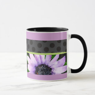 Lavender coffee mug