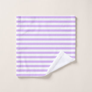 Lavender Color Stripes Vacation Summer Wedding  Wash Cloth